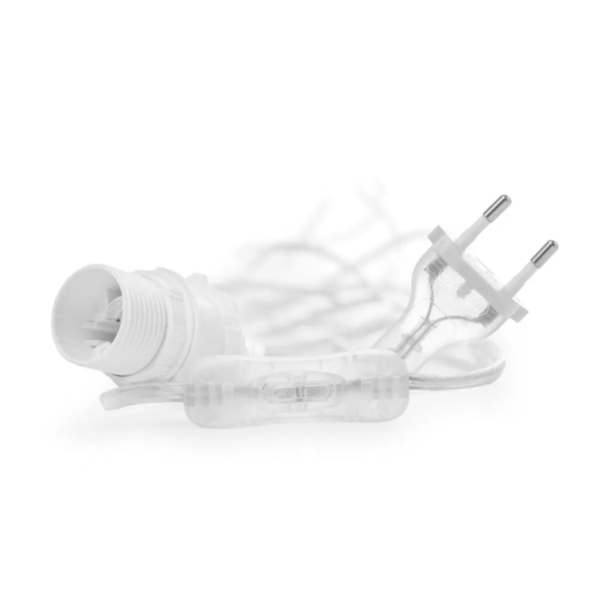Transparent 5m Cable Switch - Watt & Veke