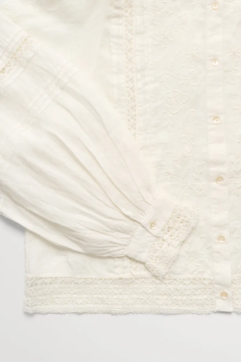 Velina shirt - Offhvite  - Skall Studio
