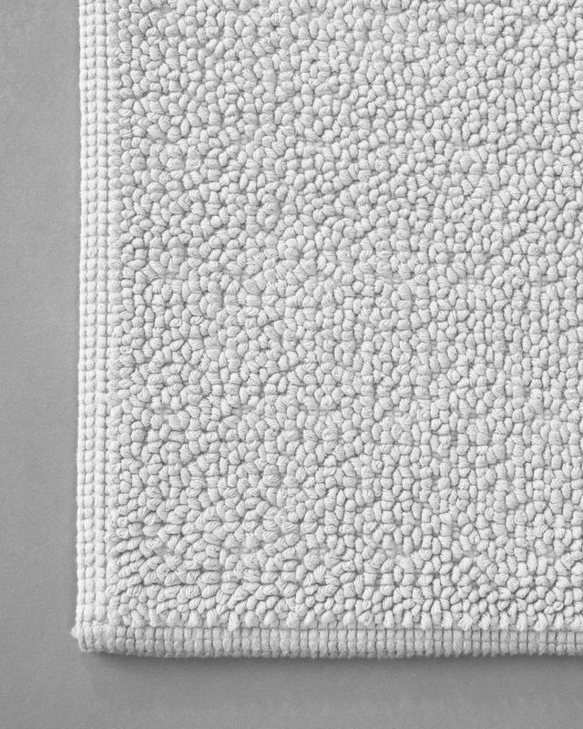 Doux Bath Math Bouclé cotton 60x90 - Bianco -  Society