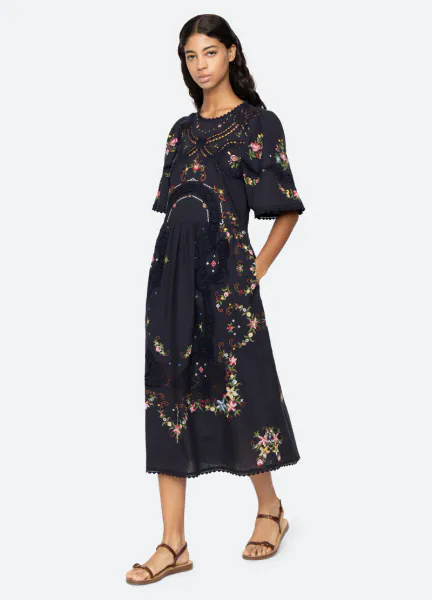 Hovedbilde Edwina S/S Dress Navy  - Sea New york