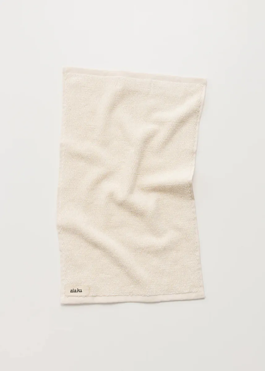 Cotton guest towel - 30x50 - Pure Ecru - Aiayu