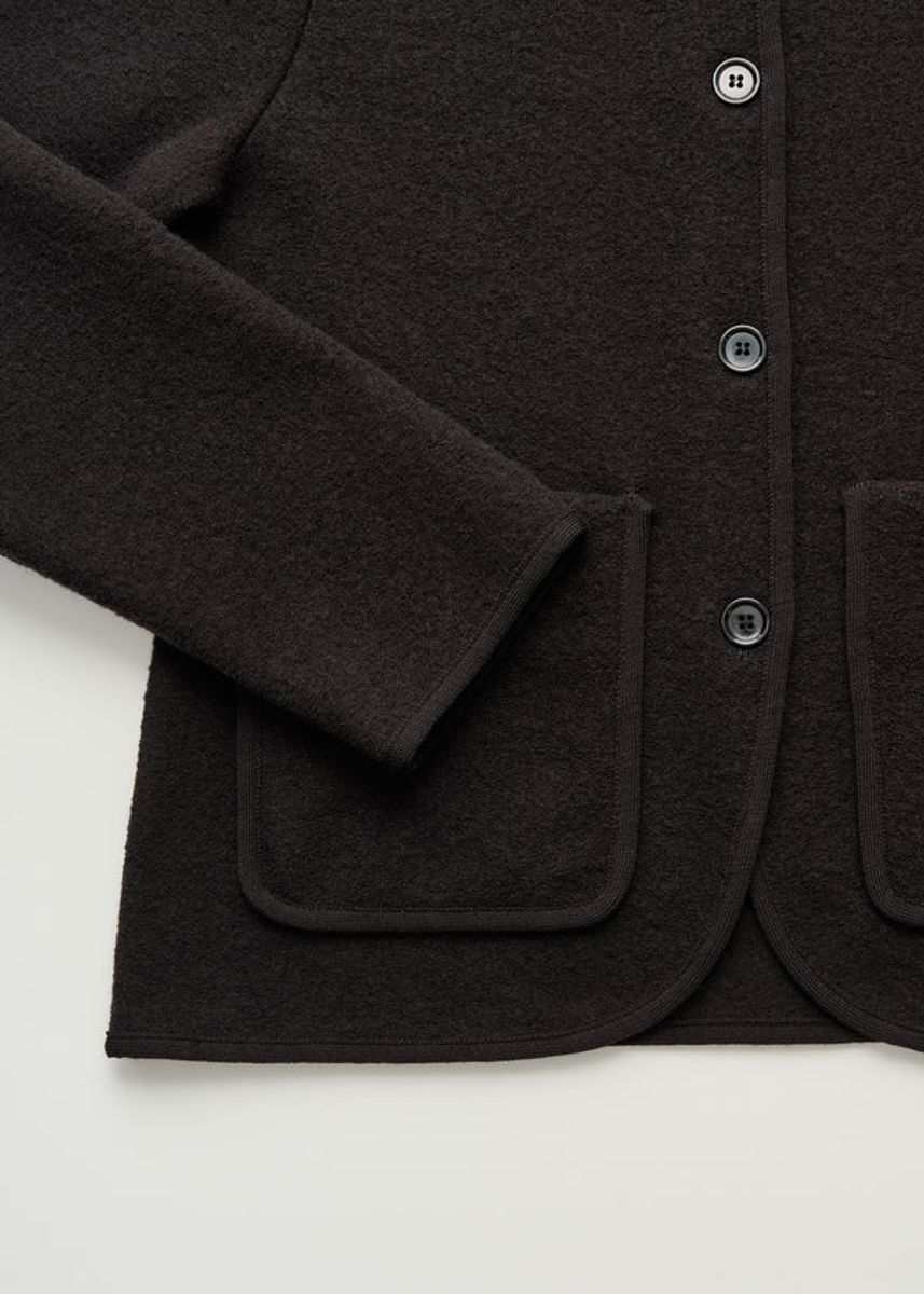 Cara jacket – merino wool | Dark brown  - Aiayu
