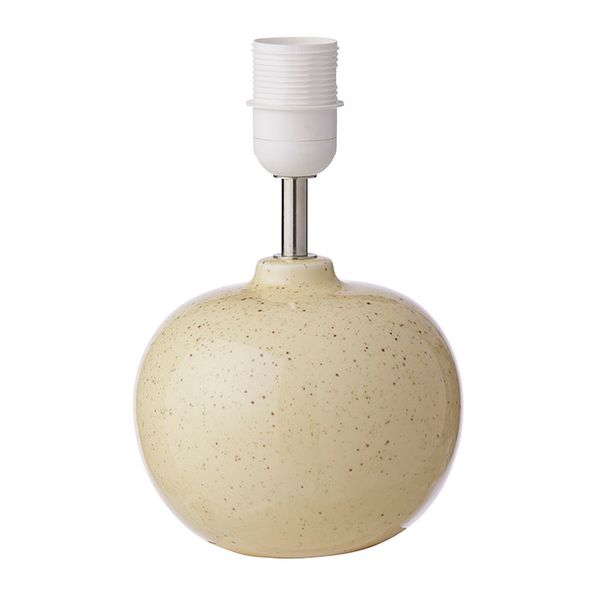 Hovedbilde Keramikk Lampe Ball Vanilje  H13cm  - Bungalow