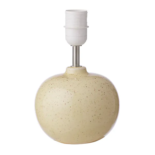 Hovedbilde Keramikk Lampe Ball Vanilje  H13cm  - Bungalow