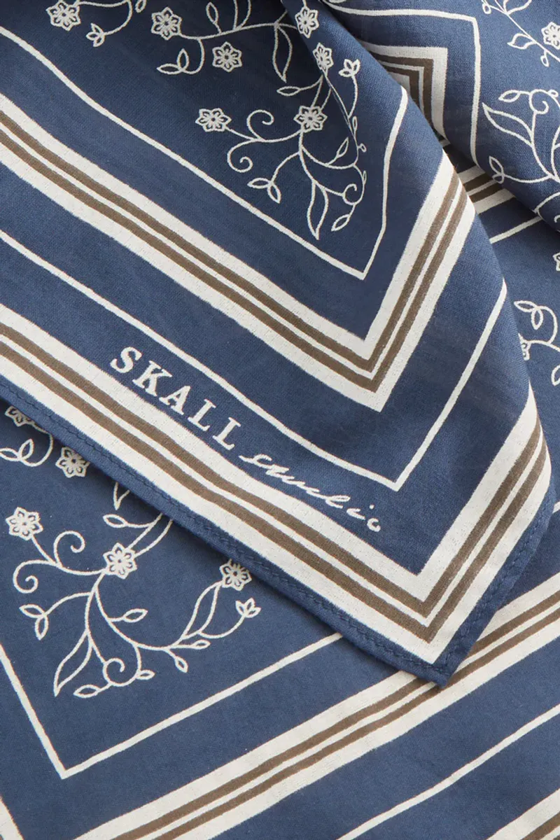 Skall classic scarf 55x55 - Dark Navy - Skall Studio