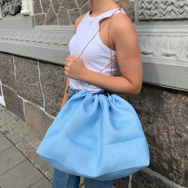 Hovedbilde Nett til å ha oppi veske Pale Blue - Maria La ...