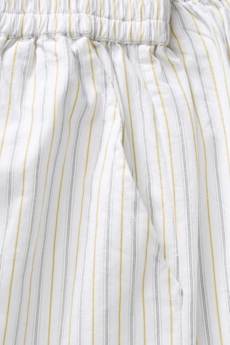 Edgar shorts - Yellow/Blue stripe - Skall Studio