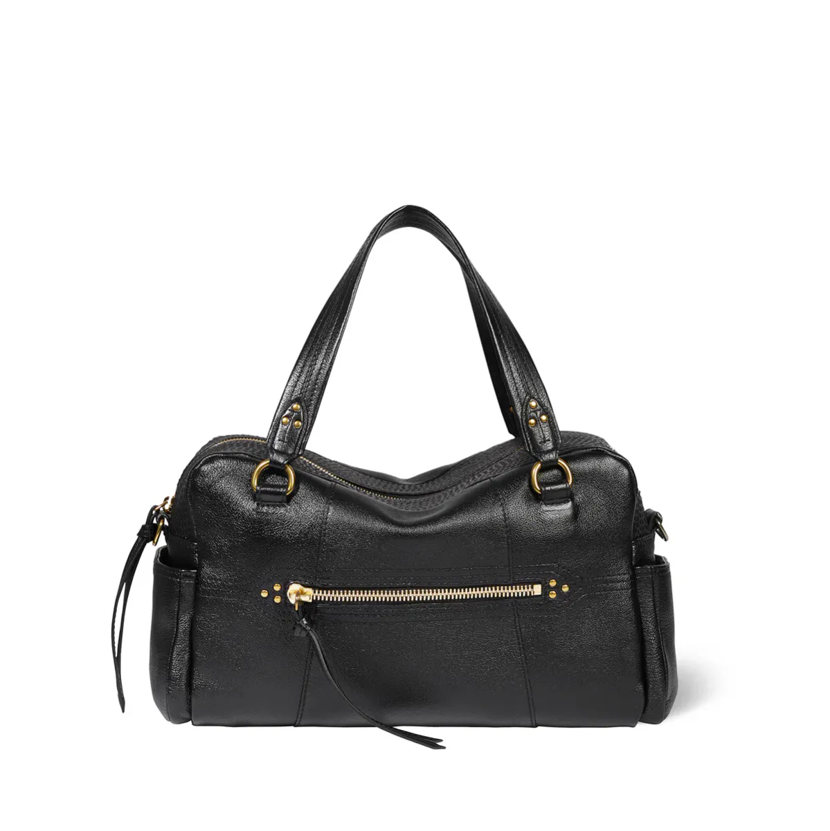 Lucky Bowling Bag - Noir/Brass - Jerome Dreyfuss