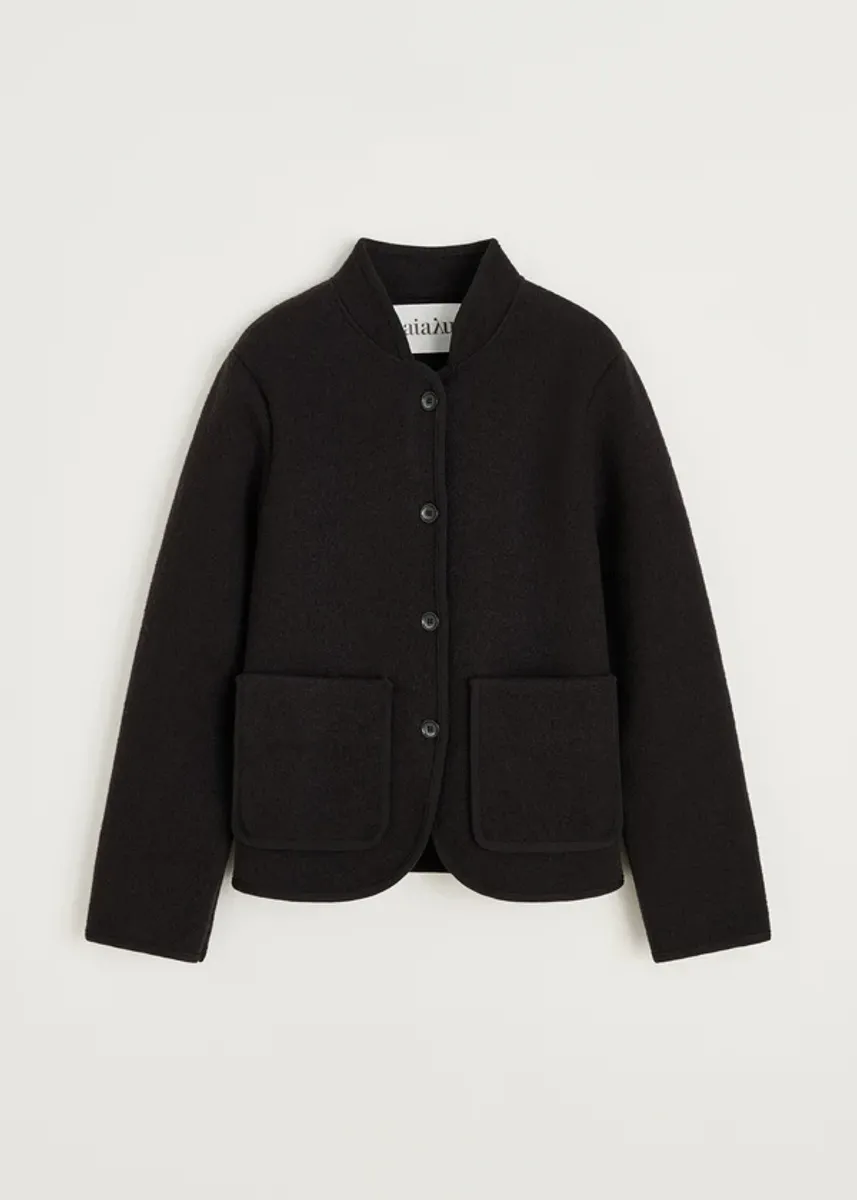  Cara jacket – merino wool | Dark brown  - Aiayu