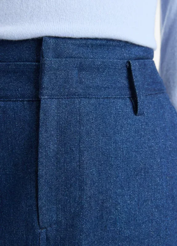 Skjørt - Jeans - Indigo - Vince 