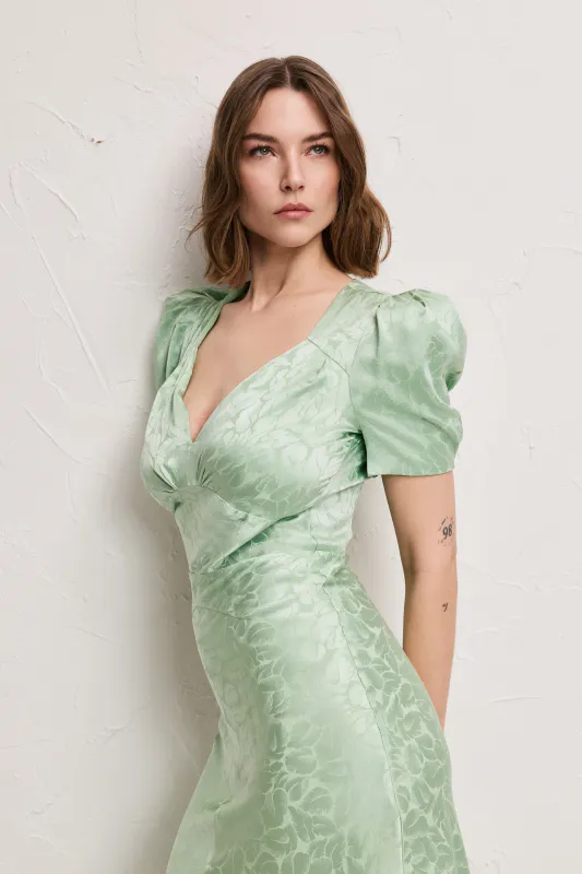 LESLIE JACQUARD MINT - PIA TJELTA 