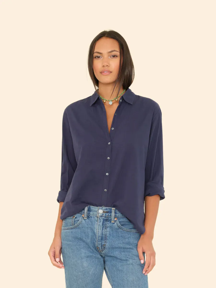 Navy  Beau Shirt - Xirena