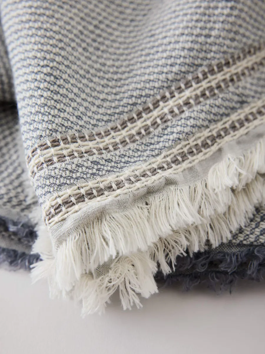 Leonie pledd - Blå -  Tell me more