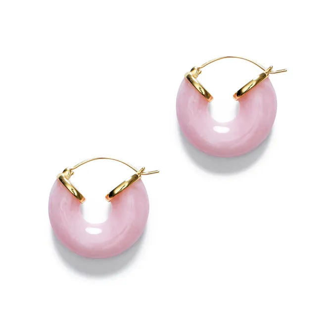 Hovedbilde Big Swell Hoops Rose Blush - Anni Lu