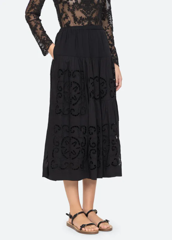 Dahlia Skirt - Black - Sea new york