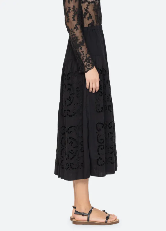 Dahlia Skirt - Black - Sea new york