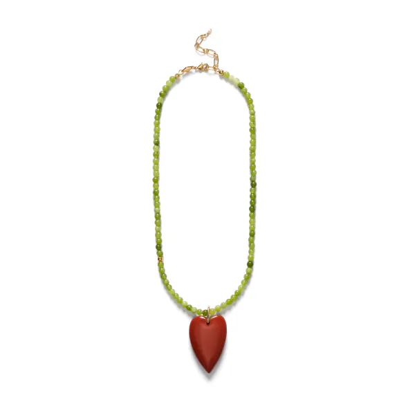 Hovedbilde Grasshopper Necklace Avocado Oil - Anni Lu