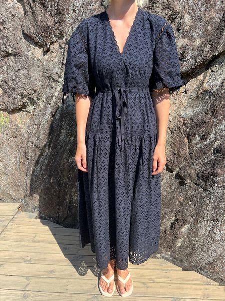 Hovedbilde Ottilie Cotton Dress - Midnight - Ulla Johnson