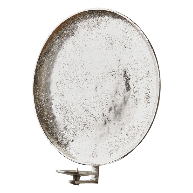 CARTER Wall candle holder M, Nickel Colour - Aos
