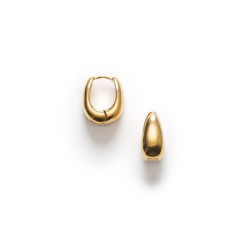 Golden Curve Hoops Petit - Gold  Anni Lu