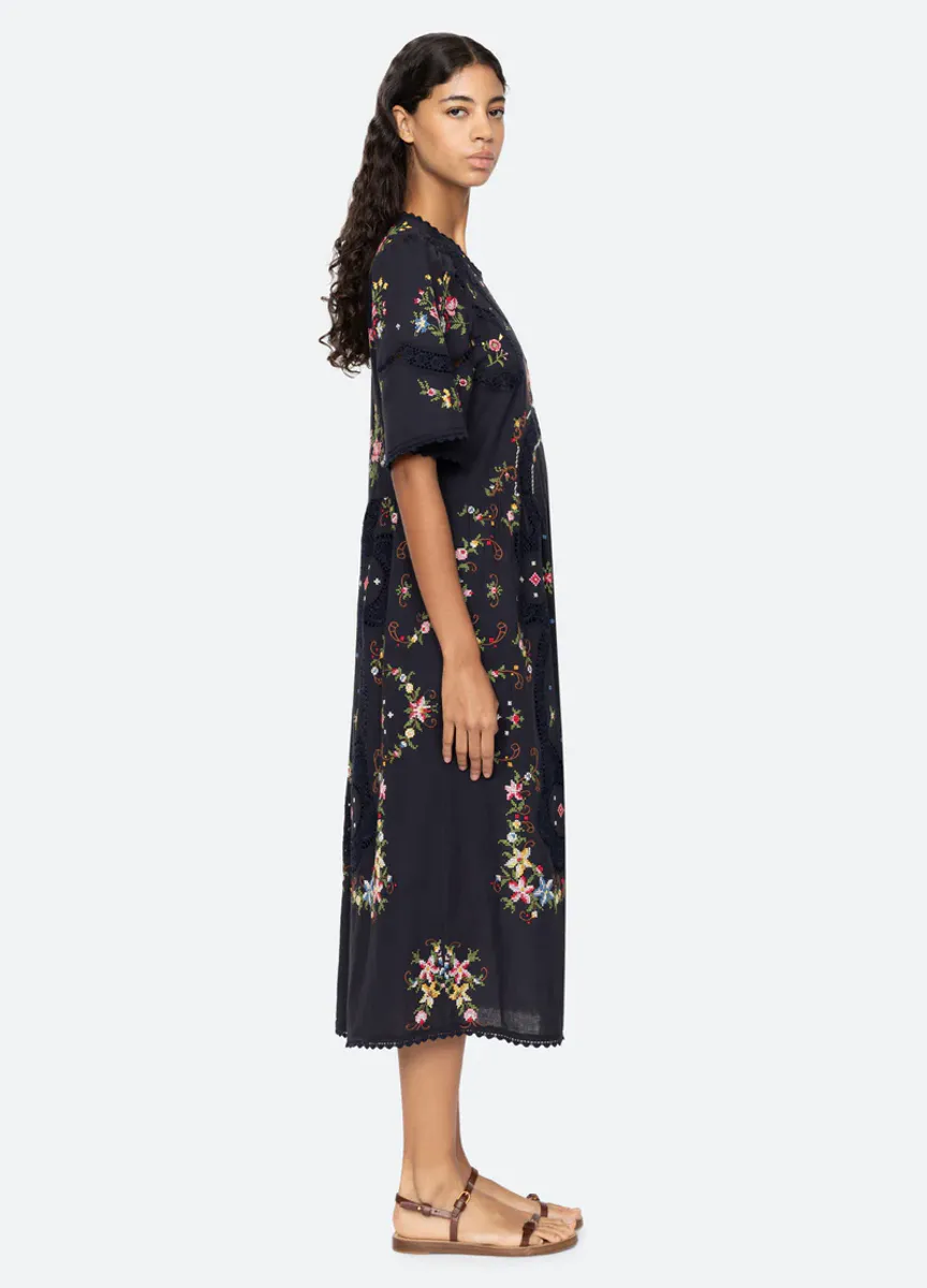 Edwina S/S Dress Navy  - Sea New york