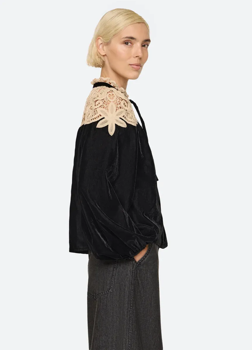Shiloh Top - Black/beige  -  Sea new york 